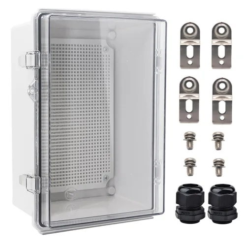Caja Eléctrica Impermeable para Exteriores Caja de Conexiones Resistente a la Intemperie IP67 Carcasa de Plástico ABS Caja de Proyecto para