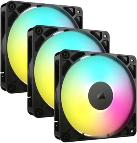 Miniatura 18 de CORSAIR RS120 ARGB Ventilador PWM de 120 mm – Conexión Daisy-Chain – Bajo Nivel de Ruido – Rodamiento de Cúpula Magnética – Paquete Individual