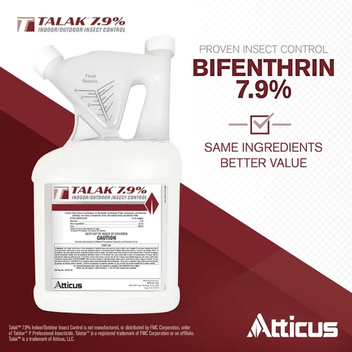 Miniatura 2 de Atticus Talak 7.9% Control de insectos para interiores y exteriores, concentrado de bifentrina (1 galón)