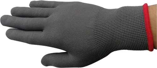 Miniatura 2 de Guantes de vinilo con envoltura, guantes profesionales antiestáticos para aplicación, trabajo libre de polvo, construcción de PC (Gris, 1 par)