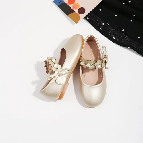 Miniatura 6 de Zapatos planos de ballet Mary Jane con correa para uniforme escolar para niñas (bebéniña pequeña)