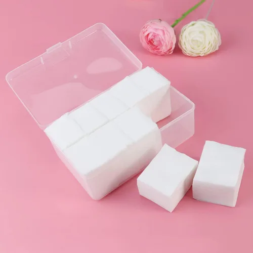 Miniatura 4 de 1000pcs maquillaje facial suave algodón almohadillas para la cara maquillaje eliminación