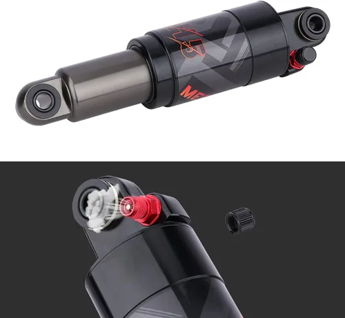 Miniatura 4 de MEROCA amortiguador de presión de aire trasero bicicleta de montaña bicicleta plegable patineta amortiguador trasero bicicleta 125mm