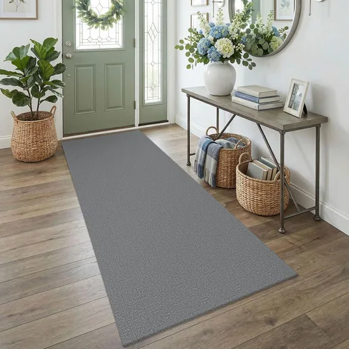 Miniatura 158 de EARTHALL Alfombra pequeña de 2 x 3 pies, lavable para entrada, antideslizante, trenzada, alfombra para puerta interior y exterior, alfombra tejida