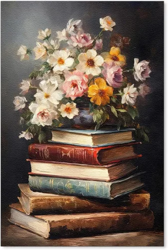 Miniatura 22 de Póster de libro gótico de academia oscura vintage de mediados de siglo, arte de pared de lienzo victoriano de estilo bohemio, impresiones estéticas