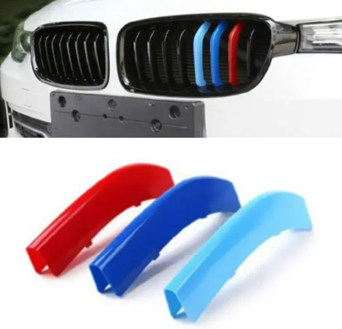 Miniatura 7 de Insertos de Parrilla Automotriz para BMW Serie 3 E92 E93 320i 325i 330i 335i 2006-2009 (Solo Compatible con 14 Vigas), Accesorios de Parrilla Frontal
