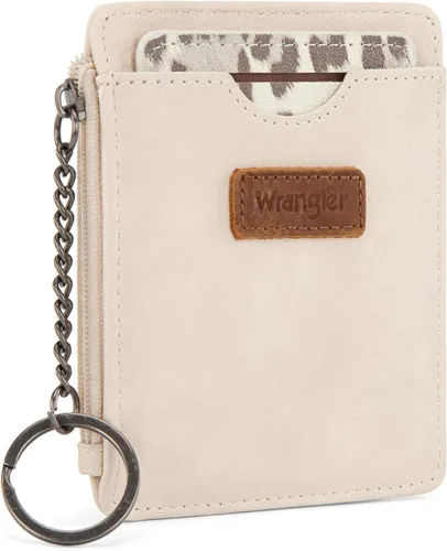 Miniatura 21 de Montana West X Wrangler - Tarjetero para mujer, con bloqueo RFID, llavero con ventana de identificación y bolsillo con cremallera para monedas