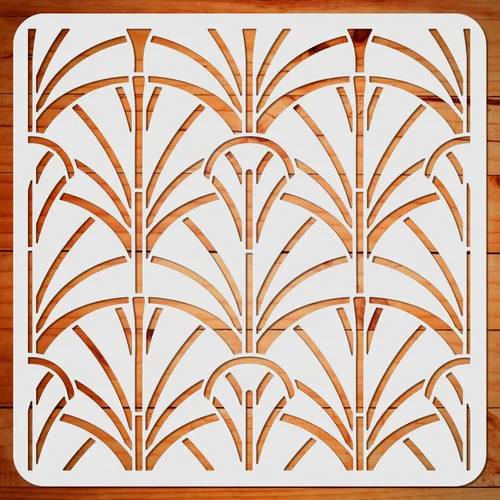 Miniatura 9 de ORIGACH Plantilla de diente de león reutilizable con textura de diente de león para pintar sobre madera, lienzo, papel, tela, piso, pared y azulejos