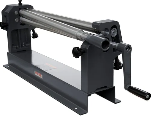 Miniatura 5 de KAKA INDUSTRIAL Máquina de rollo deslizante, 24 pulgadas de ancho 22-Ga. (0.03 pulgadas) de capacidad de acero grueso, rodillo de chapa manual