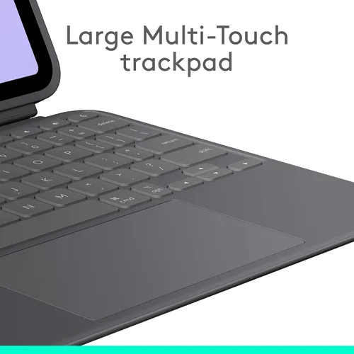 Miniatura 5 de Logitech Combo Touch iPad Pro 11 pulgadas (M4) Funda con teclado retroiluminado desmontable, soporte de pie, modo multiuso, conector inteligente