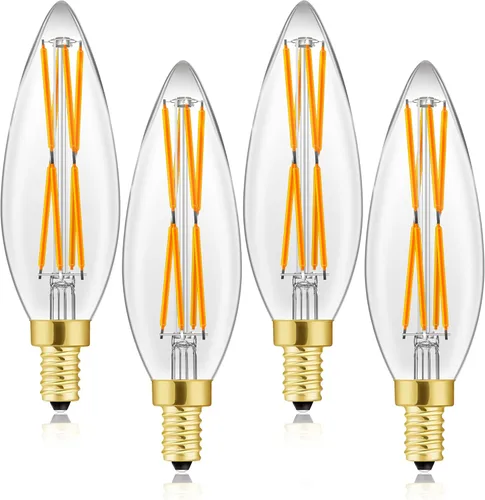 Miniatura 11 de Bombilla LED T6 esmerilada E12 regulable Edison 25W blanco suave 3000K E12 bombillas incandescentes equivalentes a T6.5 bombilla de filamento LED