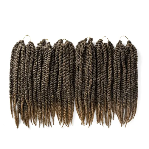 OneDor 6 paquetes de extensiones de cabello trenzado de ganchillo de 18 pulgadas, trenzas de ganchillo senegalesas Mambo para trenzar el cabello