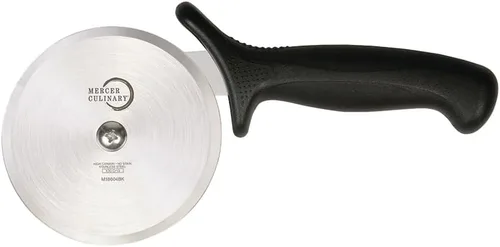 Miniatura 18 de Mercer Culinary Millennia - Cortador de pizza con mango negro, rueda de 5 pulgadas, acero inoxidable
