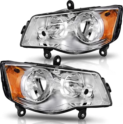 Miniatura 8 de DWVO Conjunto de faros delanteros compatible con Dodge Caravan/Grand Caravan 1996-1999 / Chrysler Town and Country 96-99/1996 1997 1998 1999