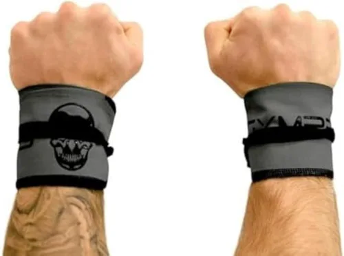 Muñequeras de fuerza para entrenamiento cruzado, levantamiento olímpico, fuerza, entrenamientos WOD, calistenia, fuerte soporte de muñeca para Gris