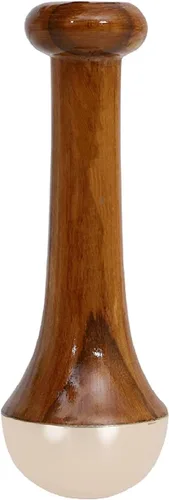 Kansa Wand Masajeador facial y de pies, beneficios ayurvédicos del bronce, restaurando el brillo a través de la desintoxicación (pequeño)