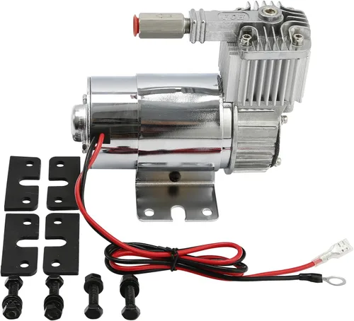 Miniatura 8 de TCT-MOTORPARTS Kit de Suspensión Trasera de Aire Ride con Tanque de Aire Compatible con Harley Touring Street Glide Bagger Road King Electra Glide