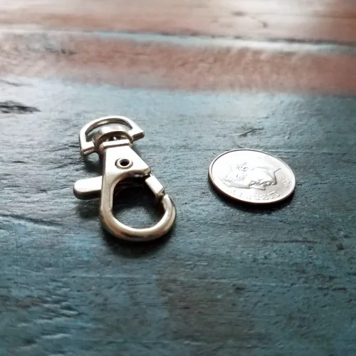Miniatura 4 de Specialist ID - Paquete de 10 ganchos de metal de alta calidad con cierre de langosta para manualidades, clip de 1.5 pulgadas con broche de gatillo