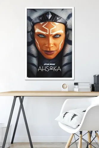 Miniatura 6 de Trends International Star Wars: Ahsoka - Póster de pared de una hoja, 34 pulgadas de largo x 22.4 pulgadas, versión enmarcada en blanco