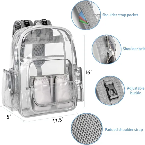 Miniatura 3 de Mochila para pañales, mochila grande de viaje, multifuncional, impermeable, cambiador de pañales para papá, mamá, Austere Gris, Mochila para pañales