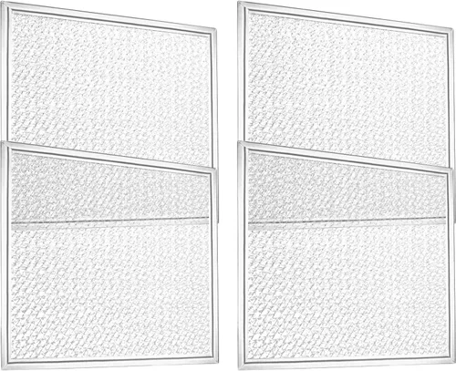 Miniatura 5 de Jovitec Paquete de 4 filtros de repuesto de aluminio para campana extractora compatibles con Broan BP29, 10-1/2 x 8-3/4 x 3/32 pulgadas