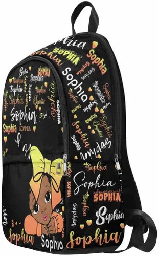 Miniatura 49 de Texto personalizado Elefante desgaste gafas mochila mochila mochila casual Daypack bolsa para mamá niñas, color86-4, Mochilas Daypack