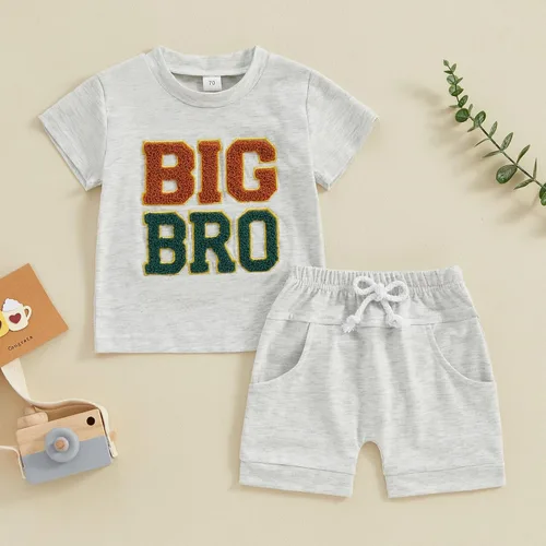 Miniatura 2 de YINGISFITM Conjunto de pantalones cortos de verano a juego para hermanahermanohermanohermanohermano