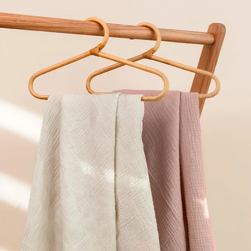 Miniatura 4 de Lulu Moon - Sábanas de muselina para cuna, sábanas bajeras para cuna para niños y niñas, 28 x 52 pulgadas, paquete de 2 Crema y arena