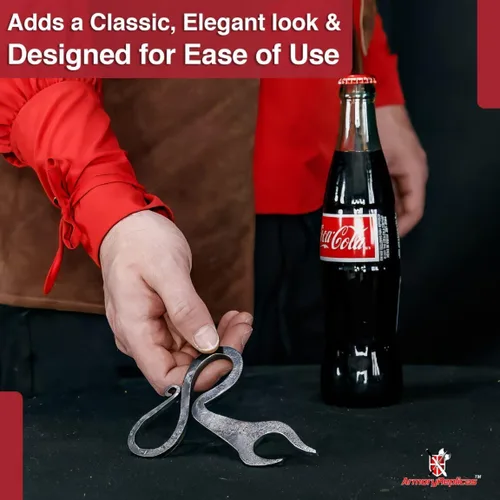 Miniatura 6 de Hierro Forjado A Mano Medieval Abridor de botellas