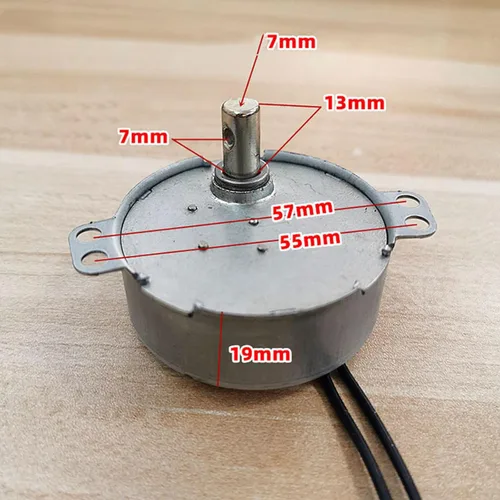 Miniatura 2 de Para Midea Electric Fan 49TYJ Motor síncrono 3W Swing Wind Motor Piezas de reparación