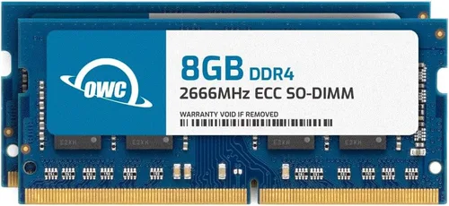 Miniatura 17 de OWC 8 GB DDR4 2666MHz PC4-21300 CL19 1RX8 ECC sin búfer SODIMM 1.2V 260-pin memoria RAM