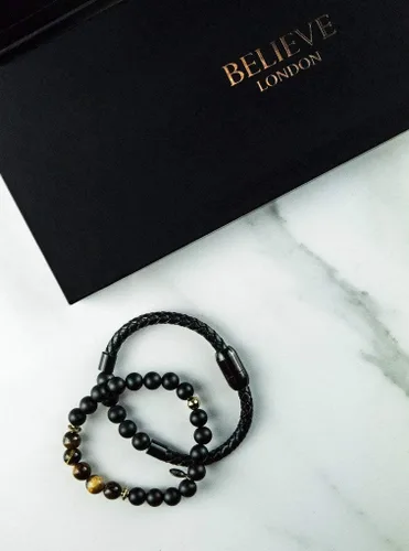 Miniatura 4 de Believe London - Brazalete de gemas semipreciosas para curar los chacras para hombres y mujeres cristal contra la ansiedad piedra natural