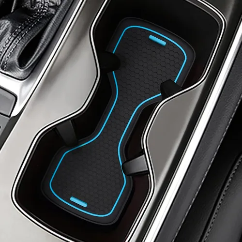 Miniatura 10 de Portavasos para automóvil compatible con accesorios Accord, posavasos impermeables, tapete antideslizante para portavasos de automóvil para Accord