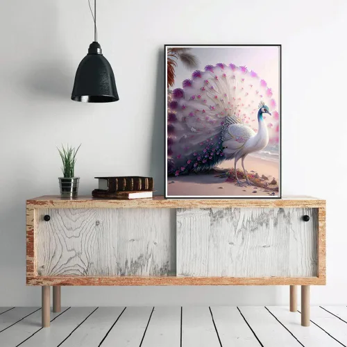 Miniatura 2 de YEEIFFD Kits de pintura de diamantes 5D de pavo real para adultos principiantes, pintura artística de diamantes de pavo real con diamantes, pintura