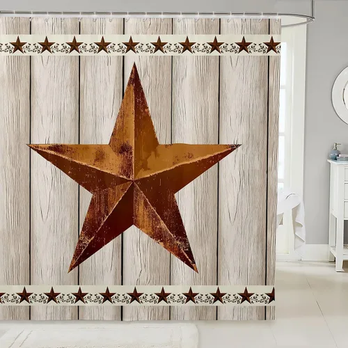 Miniatura 25 de Lindas cortinas de ducha para niños, cortinas rústicas de gallina, decoración de dormitorio de niñas y adultos, girasoles animales, plantas