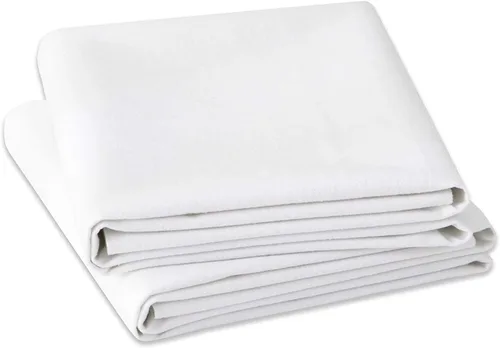 Miniatura 12 de Protector de cuna de franela, protector de colchón 100% impermeable, talla única, 34 x 36 pulgadas.