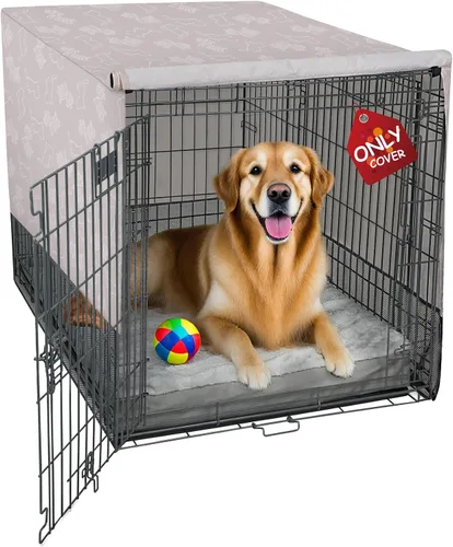Miniatura 15 de Explore Land Funda transpirable para jaula de perro, ventilación de malla de 4 lados, funda básica para perrera para mascotas, todos los lados