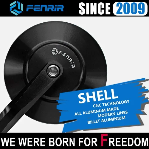 Miniatura 4 de FENRIR Espejo de motocicleta con adaptador para Z900RS Z650RS Vulcan S Eliminator ZRX1100 ZRX1200 Z400 Z500 Z750 Z800 Z900 Z1000 ZH2 Ninja400