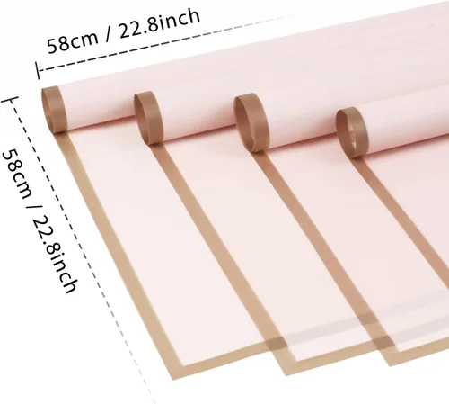 Miniatura 2 de NESCCI Papel de regalo de flores de 20 hojas, papel de regalo de ramo floral impermeable, suministros de floristería, papel de embalaje para boda