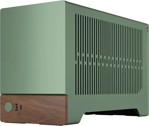Miniatura 4 de Fractal Design Terra Graphite - Panel frontal de madera de nogal - Factor de forma pequeño - Carcasa para juegos Mini ITX - Cable elevador PCIe 4.0