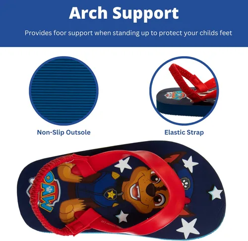 Miniatura 3 de Nickelodeon Sandalias de agua para niños y niñas - Paw Patrol Blues Clues Baby Shark - Sandalias de playa de verano para niños pequeños de secado