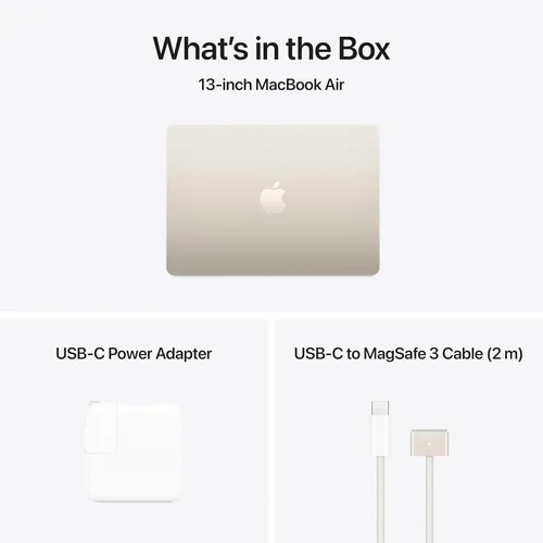 Miniatura 7 de Apple MacBook Air 2025 de 13 pulgadas con chip M4: diseñada para Apple Intelligence, pantalla Liquid Retina de 13.6 pulgadas, memoria unificada