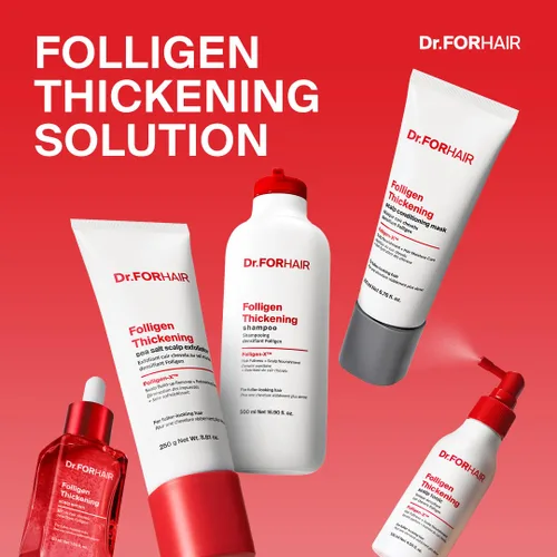Miniatura 9 de Dr.FORHAIR Folligen - Suero espesante para el cuero cabelludo, 1.7 onzas, suero de densidad de biotina para cabello más grueso y de aspecto más