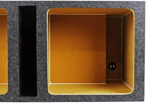 Miniatura 4 de Rockville RDVK15 - Caja de subwoofer doble ventilada de 15 pulgadas para Kicker Solo Baric L7/L5/L3, Hifonics y otros woofers cuadrados