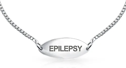 Miniatura 21 de Pulsera de identificación médica grabable con forma de corazón ovalada o doble en blanco, para adolescentes, para él o ella, hijo e hija, plata