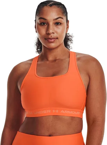 Miniatura 6 de Under Armour - Sujetador deportivo de medio impacto, con espalda cruzada, para mujer