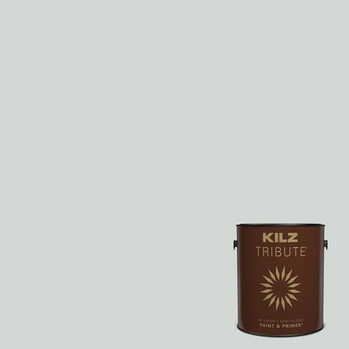 Miniatura 142 de KILZ TRIBUTE Pintura e imprimación, para interiores, semibrillante, Vintage Indigo, 1 galón Índigo Victoria