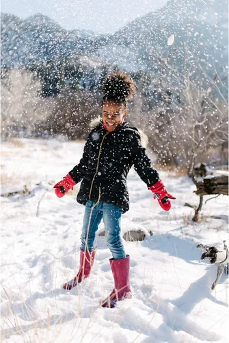 Miniatura 4 de Guantes para niños pequeños y bebés, guantes impermeables de invierno con aislamiento Thinsulate