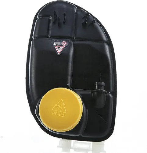 Miniatura 4 de YHTAUTO Depósito de expansión de depósito de desbordamiento de recuperación de refrigerante del motor W/O tapa y sensor presurizados