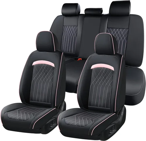 Miniatura 36 de FLORICH Fundas de asiento delantero de automóvil, fundas de asiento de cuero para automóviles, protector de asiento de automóvil, impermeable